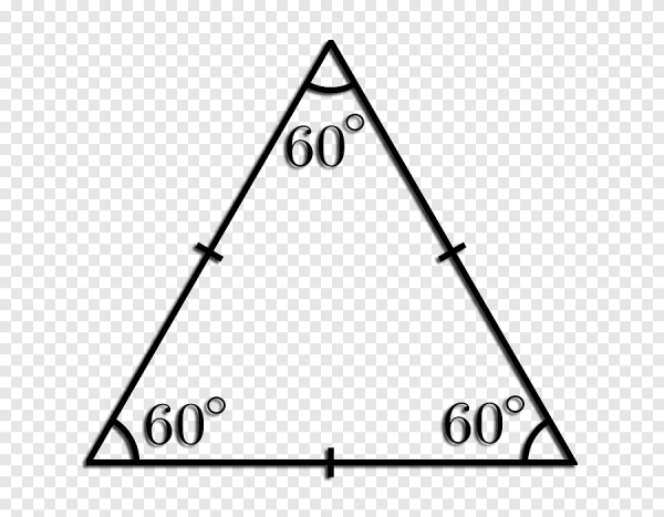 Углы правильного треугольника