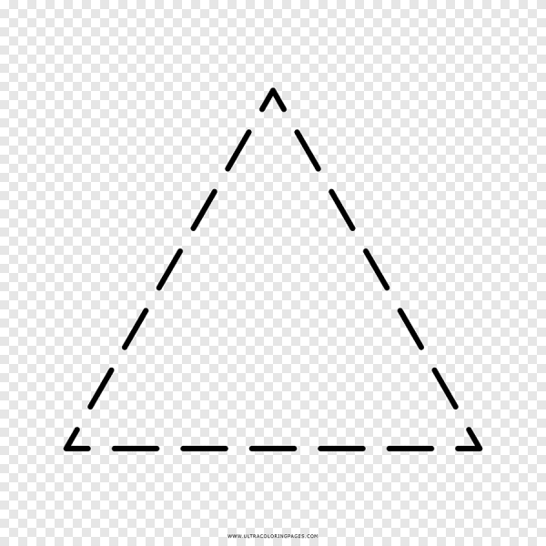 Треугольник пунктиром