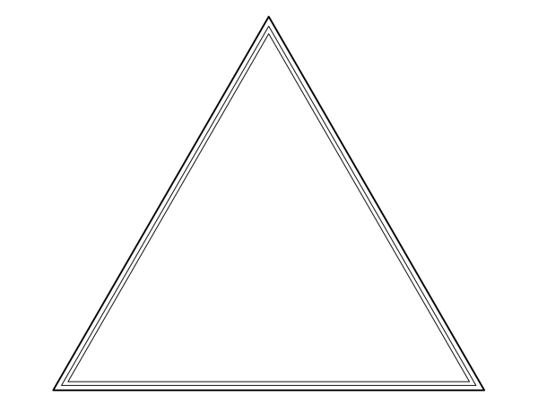 Треугольная рамка
