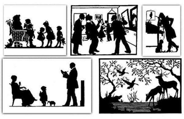 Силуэтные композиции в графике