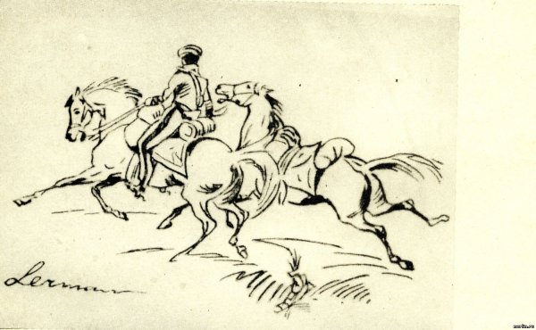 Рисунки к Кавказскому пленнику Толстого