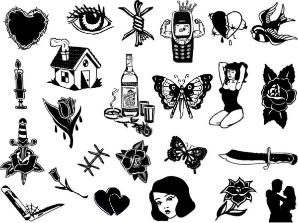 Милое тату эскиз