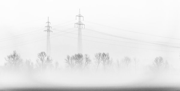 ЛЭП В тумане