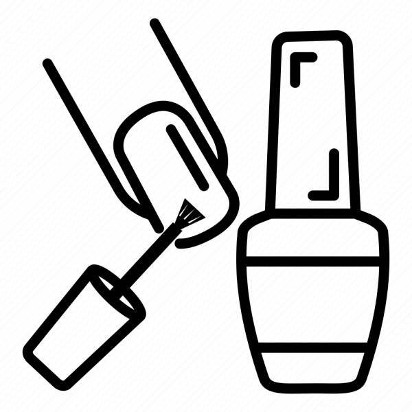 Флакон лака для ногтей вектор