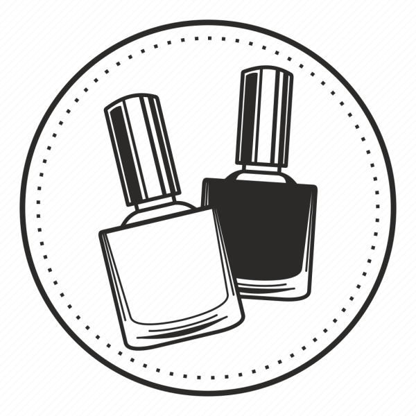 Флакон лака для ногтей вектор