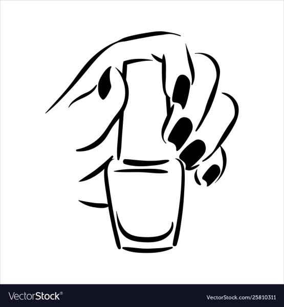 Раскраска лак для ногтей