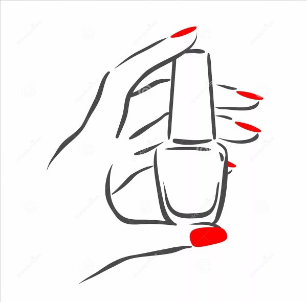 Лак для ногтей вектор