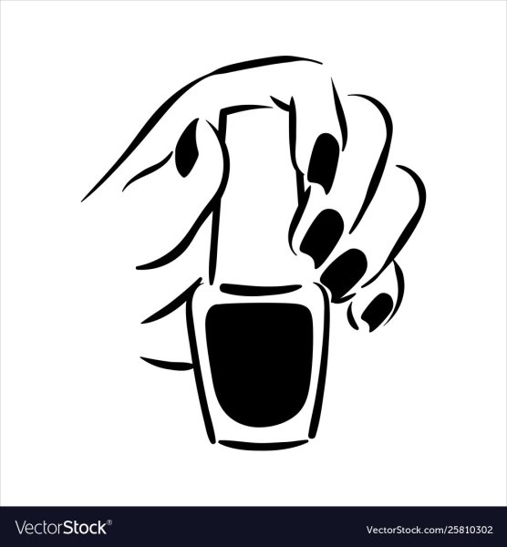 Лак для ногтей силуэт