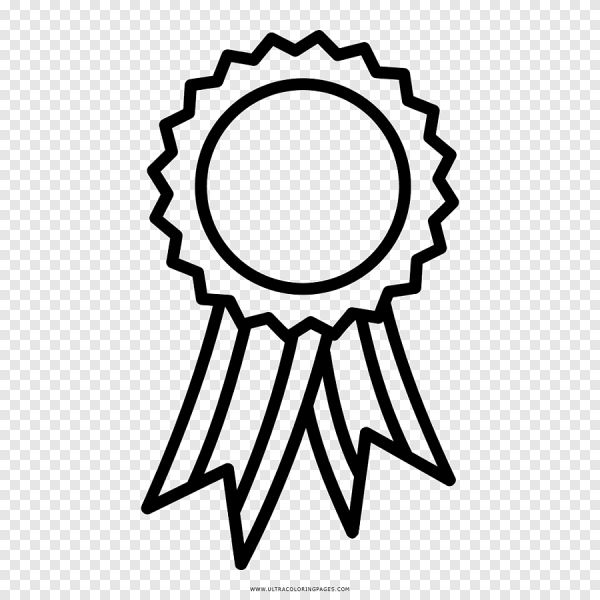 Медальки черно белые