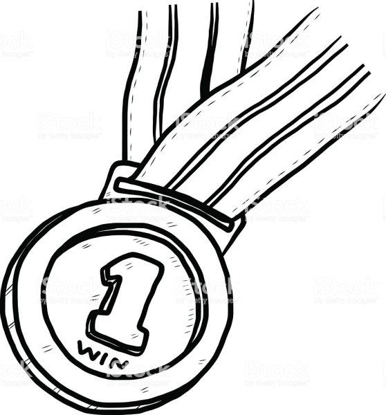 Медаль скетч