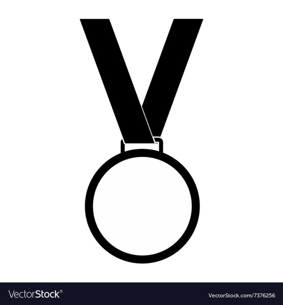 Медаль черно белая