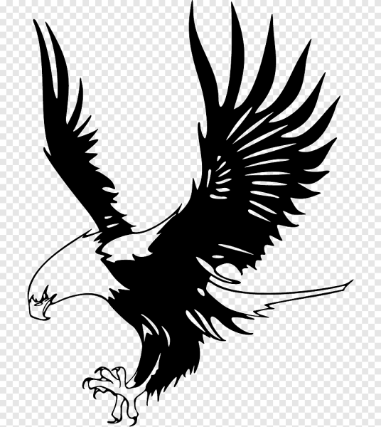 Трафарет орла