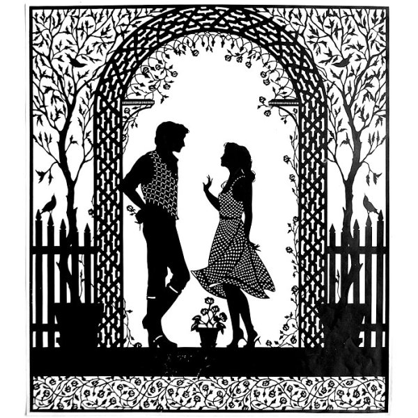 Монохромная иллюстрация