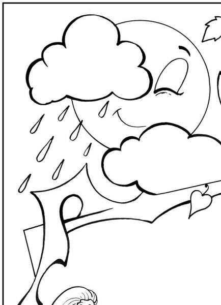 Раскраски на тему осень