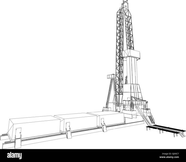 Буровая машина вектор