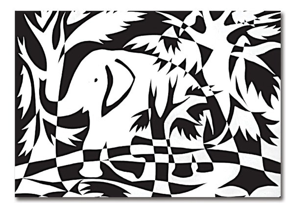 Контрастные изображения черно белые