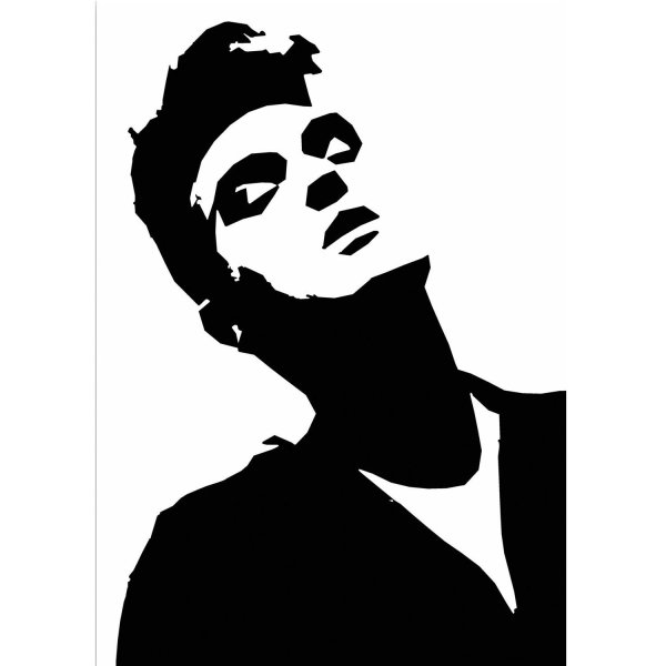 Поп арт черно белый