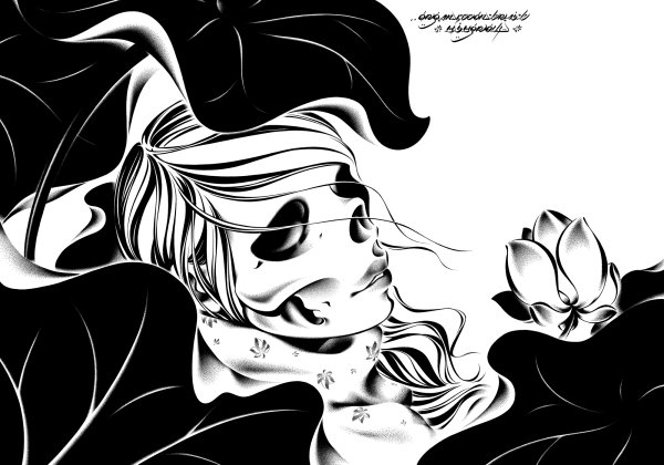 Рисунок контраст черного и белого