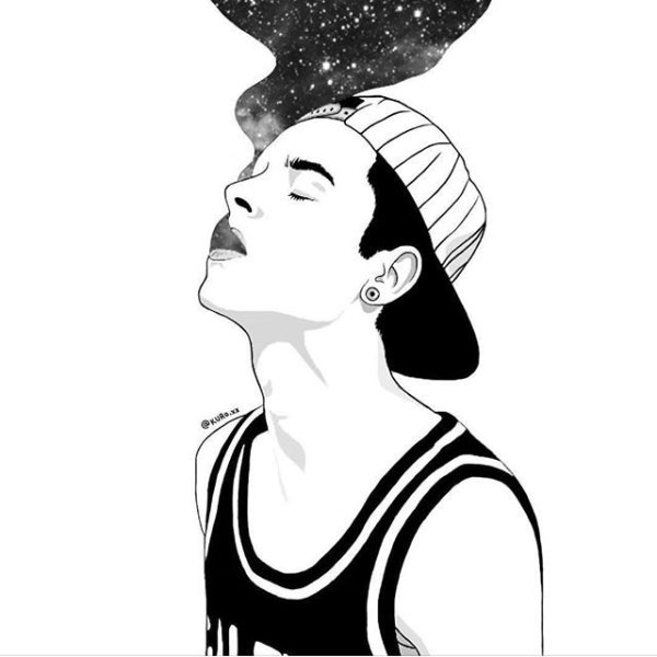 Рисунки в черно белом стиле