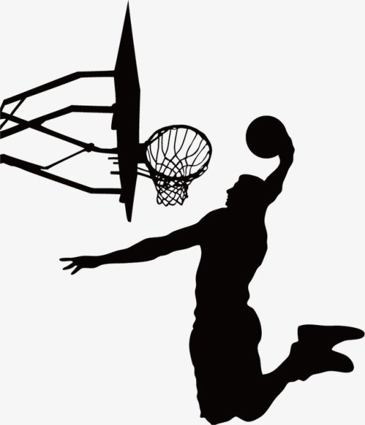 Баскетбол силуэт