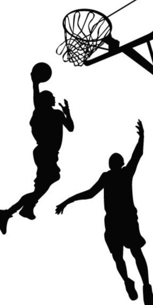 Баскетбол трафарет