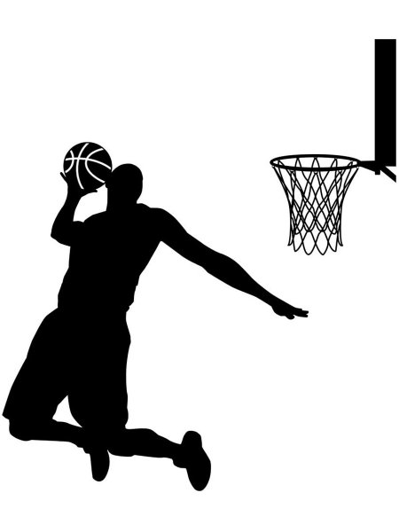 Баскетболист чб