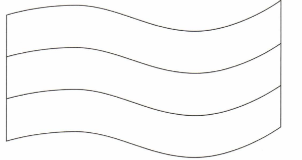 Флаг России трафарет