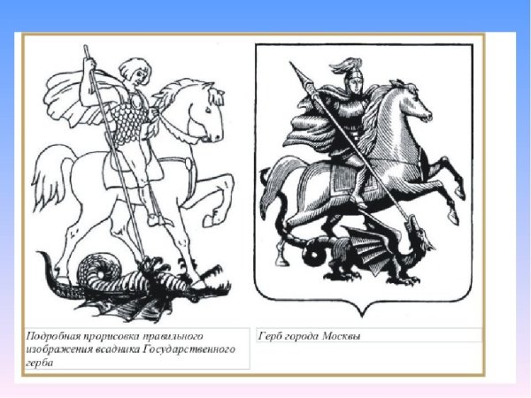 Святой Георгий Победоносец на гербе России