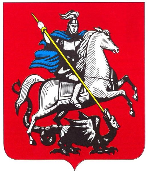 Герб Москвы чб