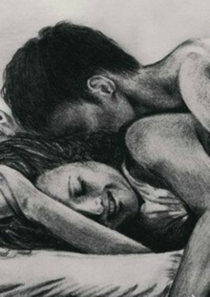 Мужчина и женщина в постели рисунок