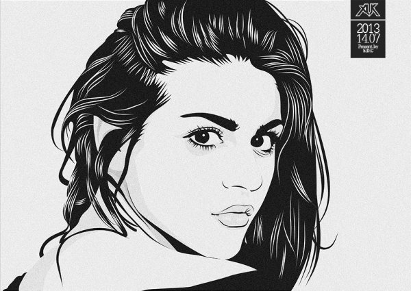 Векторный портрет