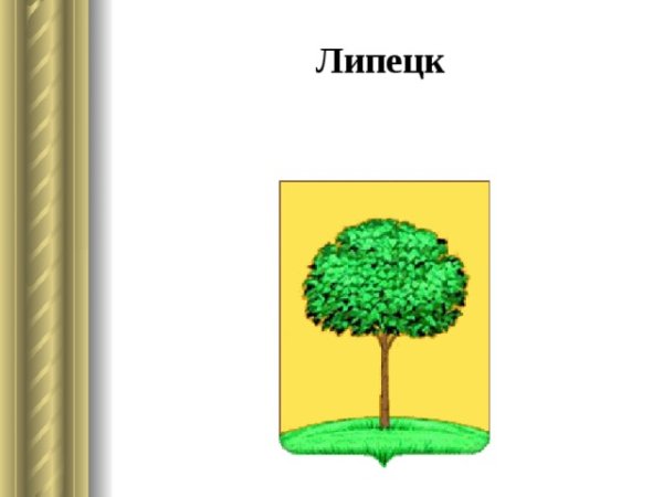 Герб города Липецка