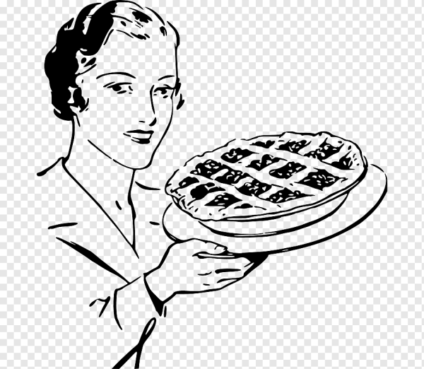 Пирожки для рисования чб