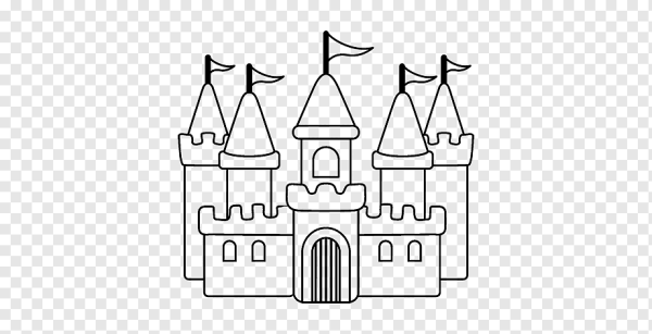 Замок рисунок