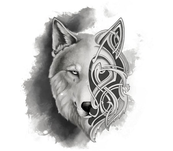 Волк Фенрир эскиз