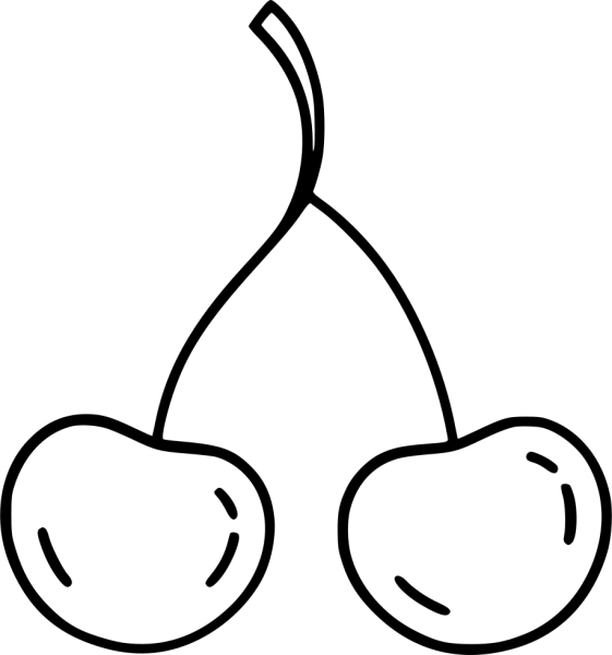 Вишенка силуэт