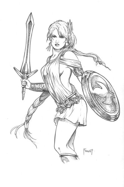 Рисунки карандашом фэнтези