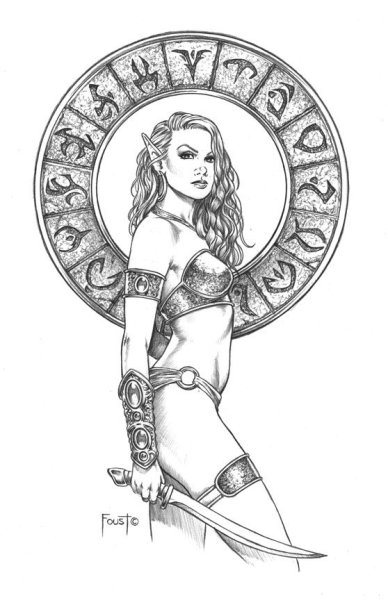 Рисуем амазонок