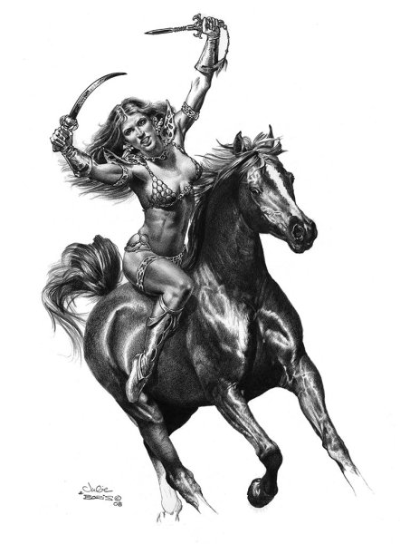 Борис Валеджио всадница