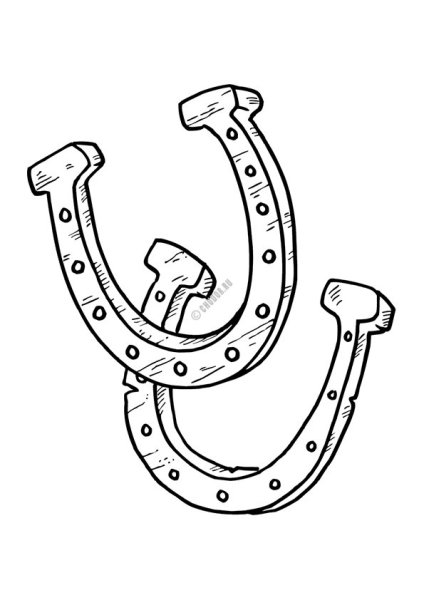 Подкова тату эскизы