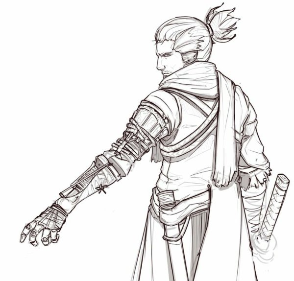 Зарисовки игровых персонажей