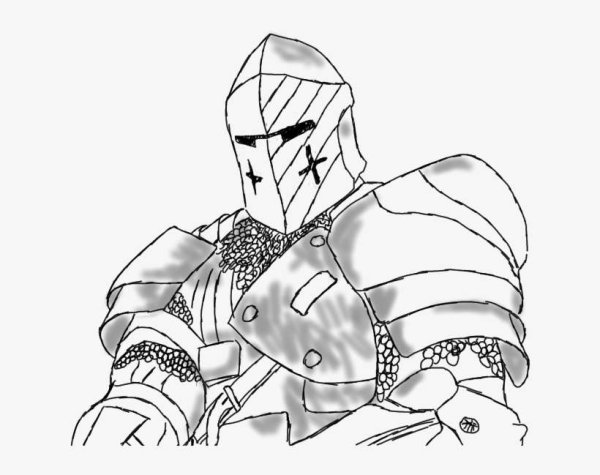 Рыцарь набросок