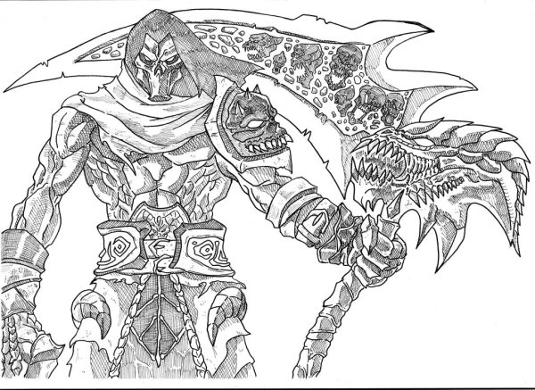 Раскраска дарксайдерс