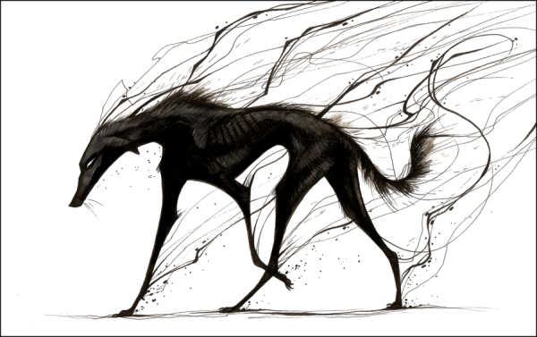 Фантастические существа карандашом