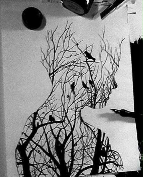 Идеи для рисунков тушью