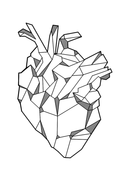 Геометрические тату эскизы