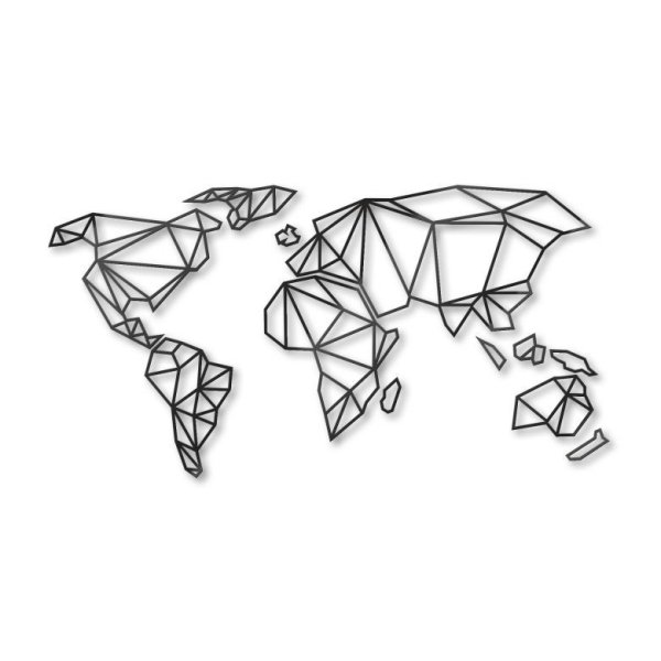 Стилизованные карты мира