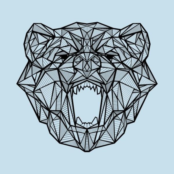 Геометрический медведь
