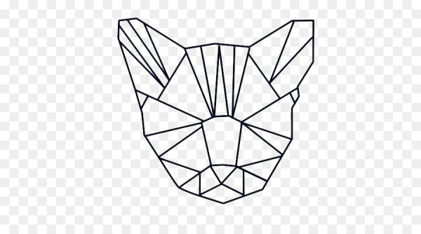 Геометрические тату чб Алмаз