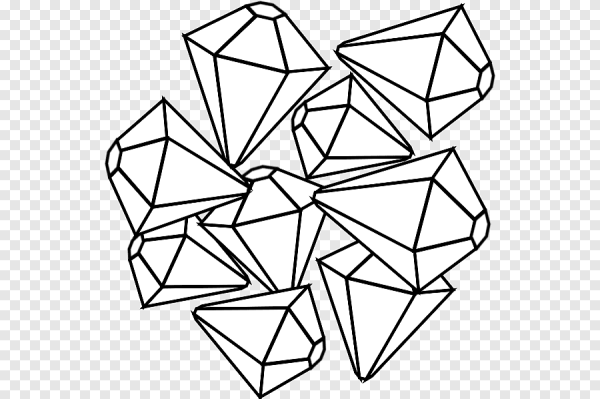 Алмаз раскраска
